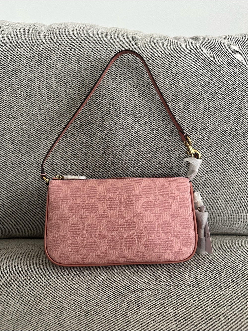 NWT Coach pink plaza bag CCC42